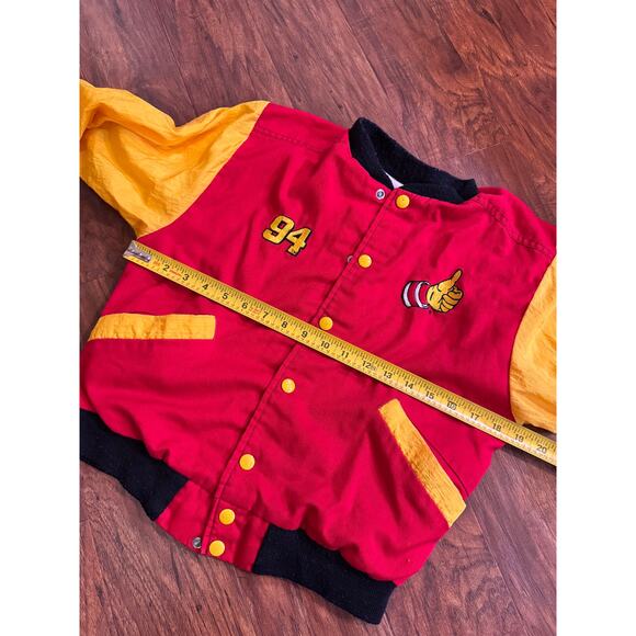 VTG Officially Licensed Nascar Ronald McDonald #94 Bill Elliott Yth Jacket RARE - Picture 11 of 12
